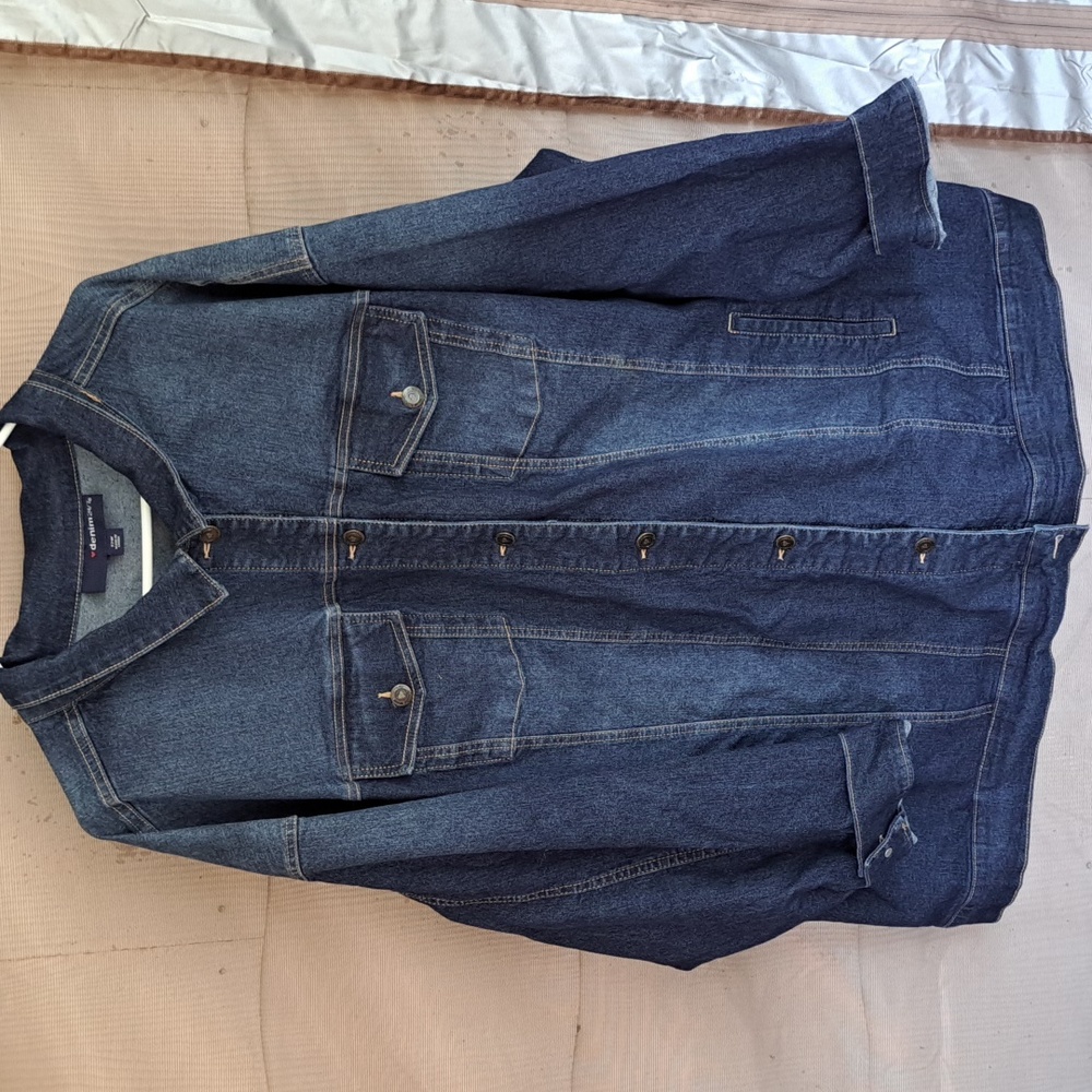 Jean jacket plus sz